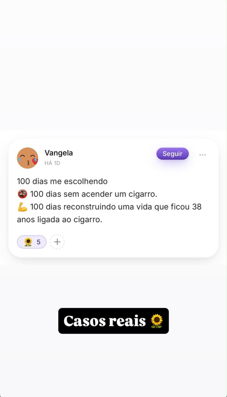 Depoimento real 11 sobre o Eu Sou Feliz Sem Fumar