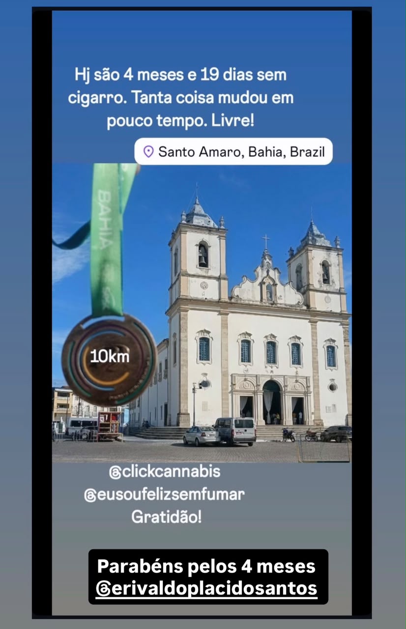 Depoimento real 12 sobre o Eu Sou Feliz Sem Fumar