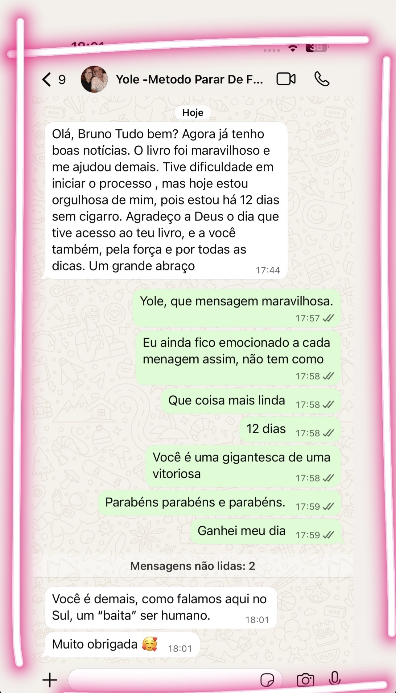 Depoimento real 15 sobre o Eu Sou Feliz Sem Fumar