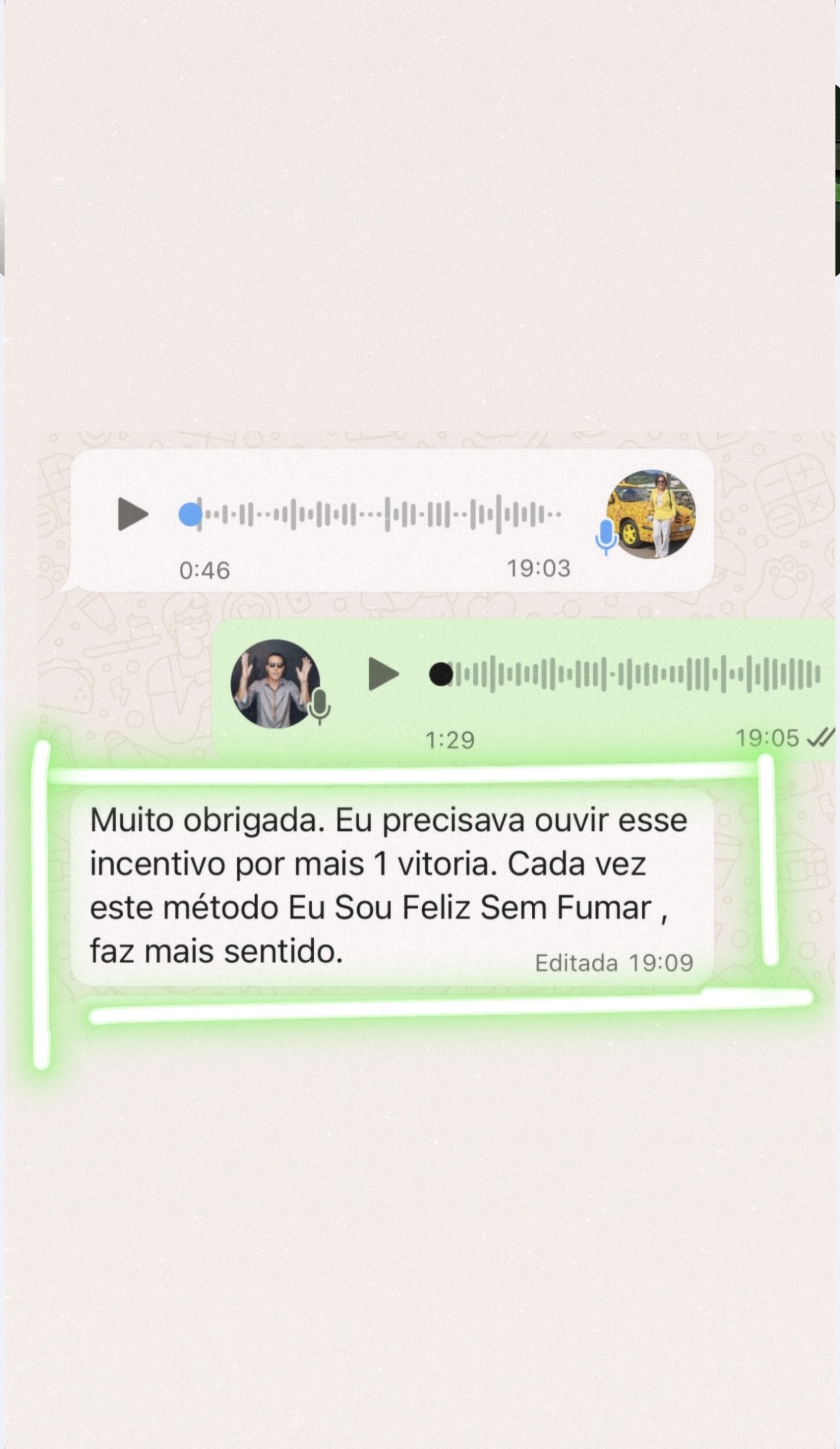 Depoimento real 17 sobre o Eu Sou Feliz Sem Fumar