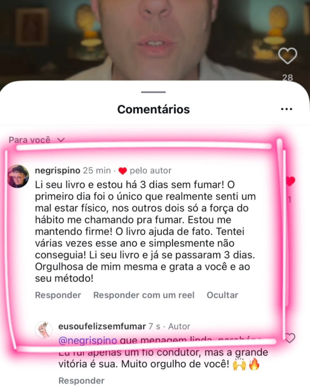Depoimento real sobre o método Eu Sou Feliz Sem Fumar